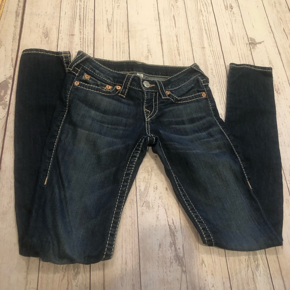 True Religion Skinny flap pockets jeans size 25 - Picture 4 of 4